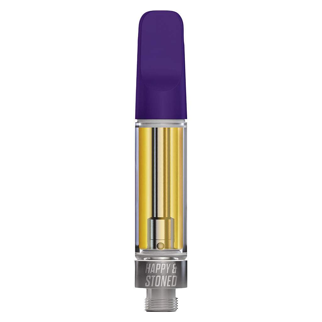 Happy & Stoned - Groovy Grape Blast Disty + Diamond Vape 510 Thread Cartridge - Indica - 1g