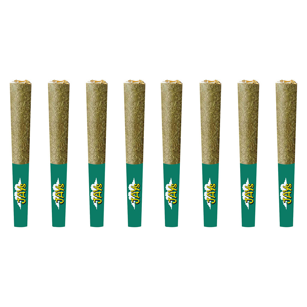 Jays - Diamond Infused Slim Mints Value Pack Pre-Rolls - Indica - 8x0.25g
