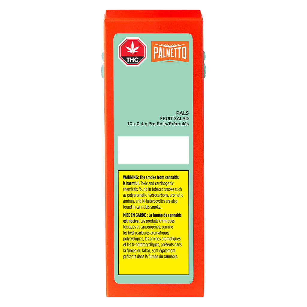 Palmetto - Pals Fruit Salad Pre-Roll - Blend - 10x0.4g