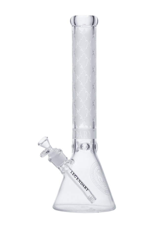 16" 7mm Legendary Crystal Pattern Beaker Bong