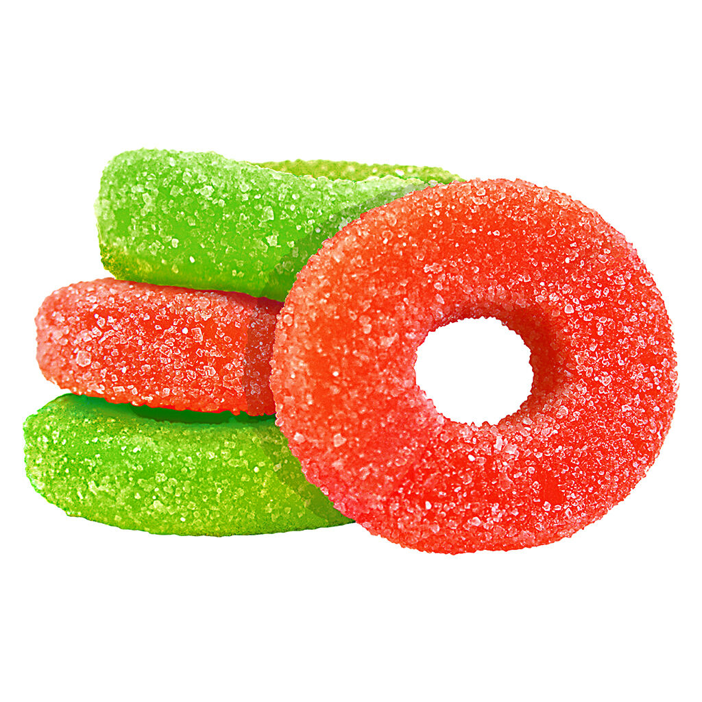 Olli O's - Sour Cherry & Watermelon THC/CBG/THCV - Hybrid - 4 Pack