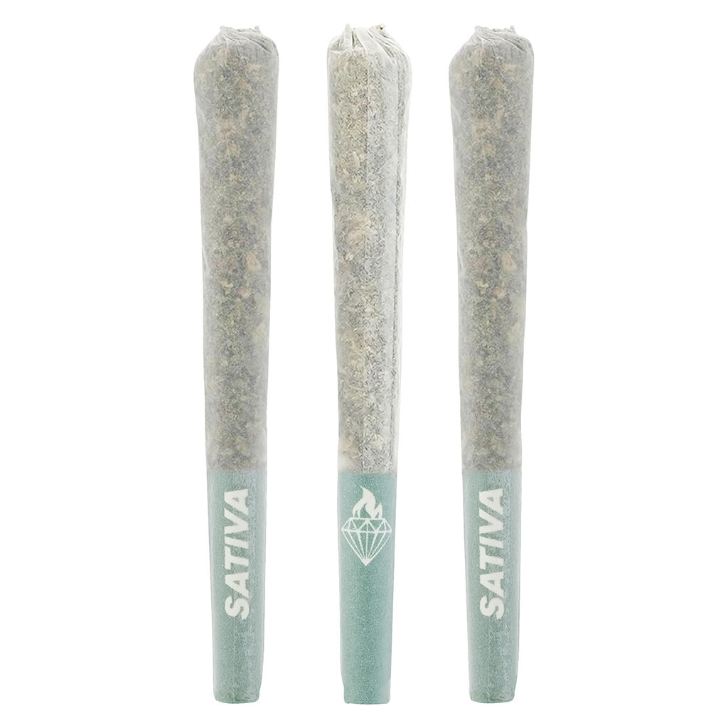 Dymond Concentrates 2.0 - Strawberry Cough Diamond Infused Pre-Roll - Sativa - 3x0.5g