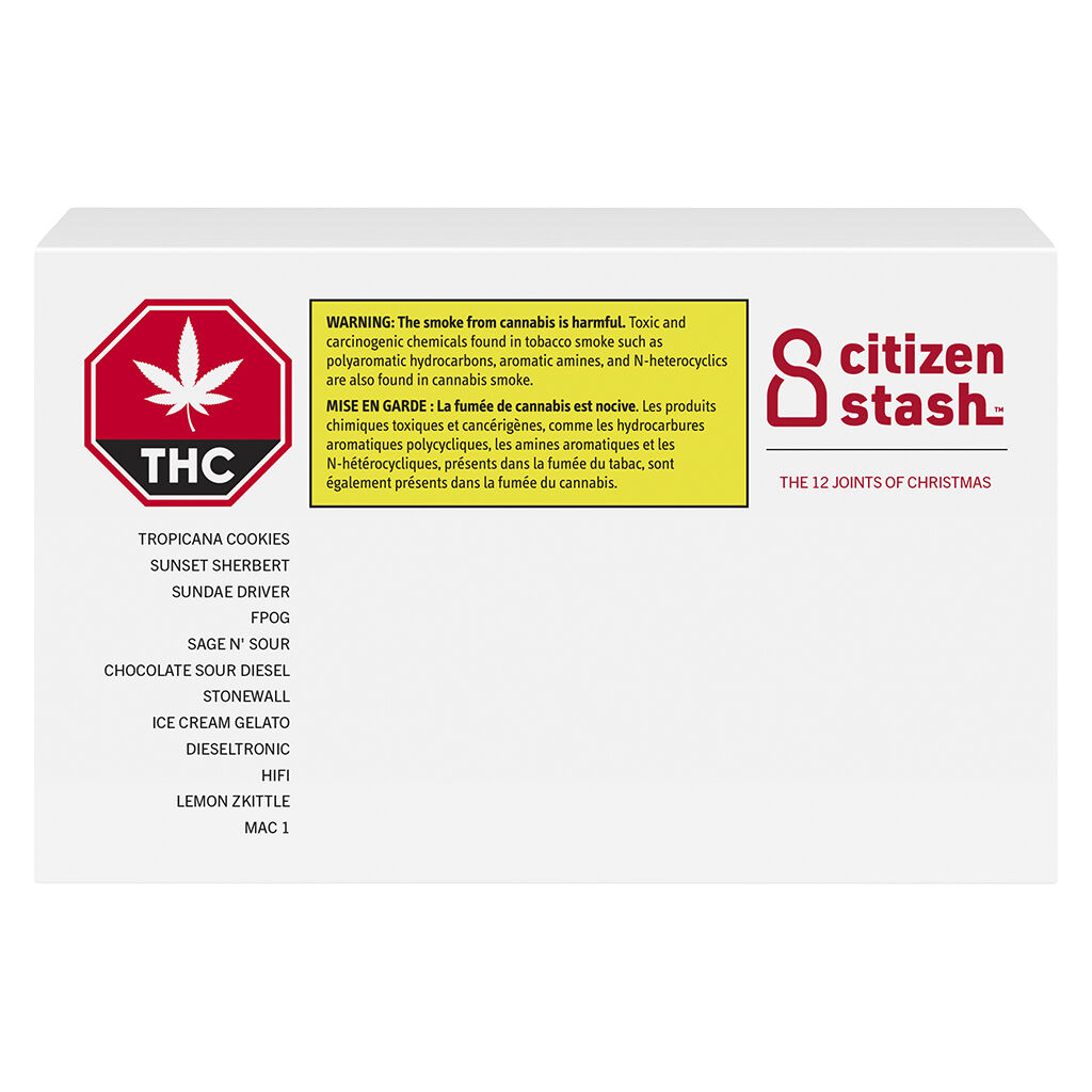 Citizen Stash - Holiday Mixer Pre-Rolls - Citizen Stash - Holiday Mixer - 12x0.5g