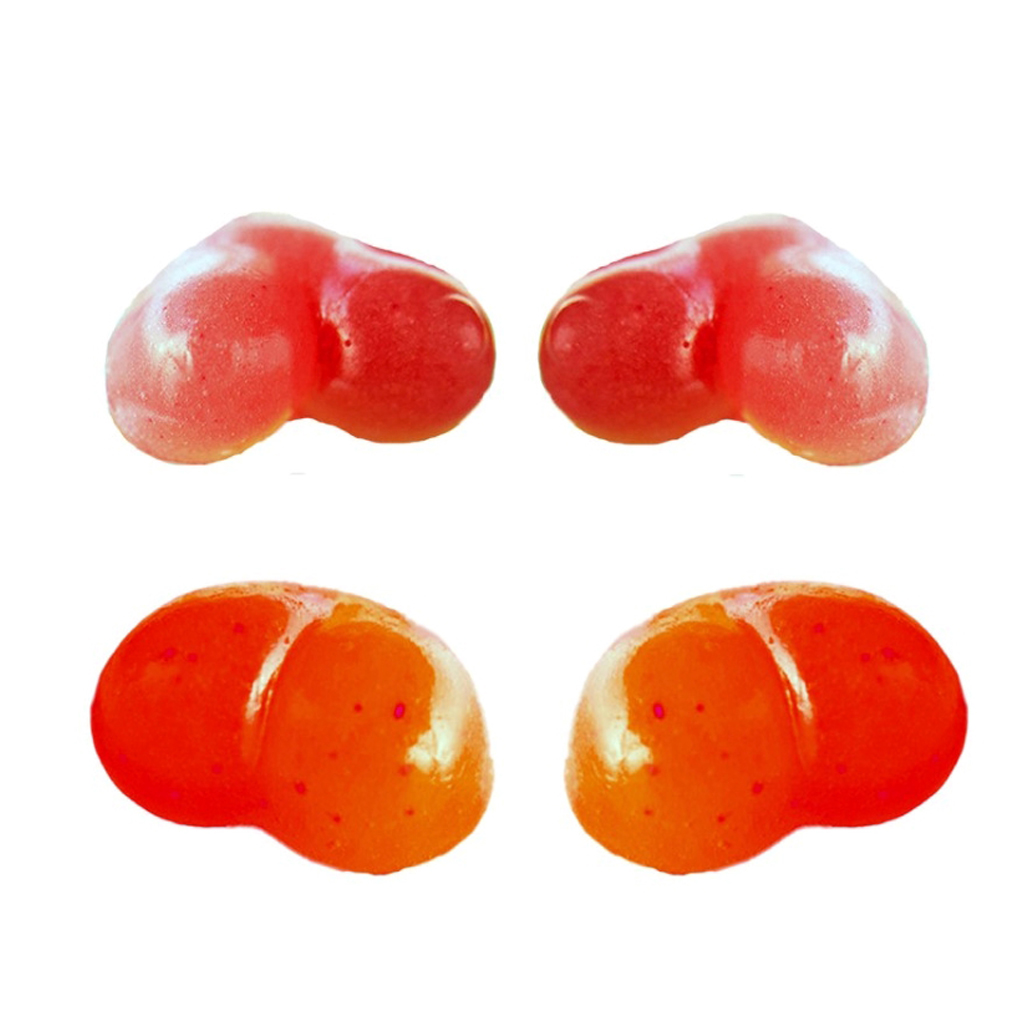 Censored Edibles - Tutti Fruity Boobies & Booties - Hybrid - 4 Pack
