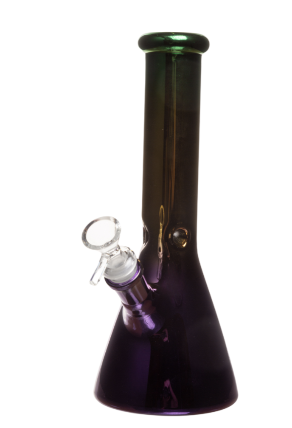 10" Opaque shimmer Glass Bong