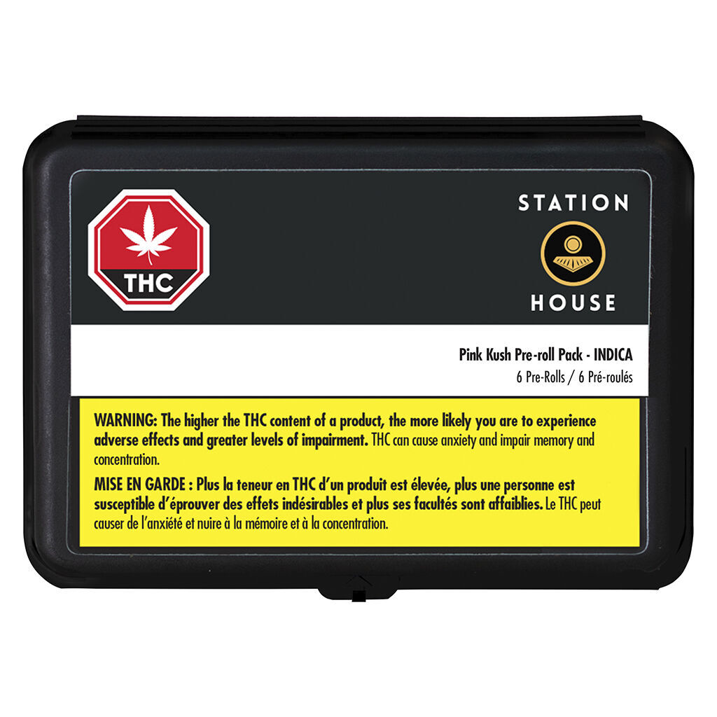 Station House - Pink Kush Pre-Roll - Indica - 1x1g