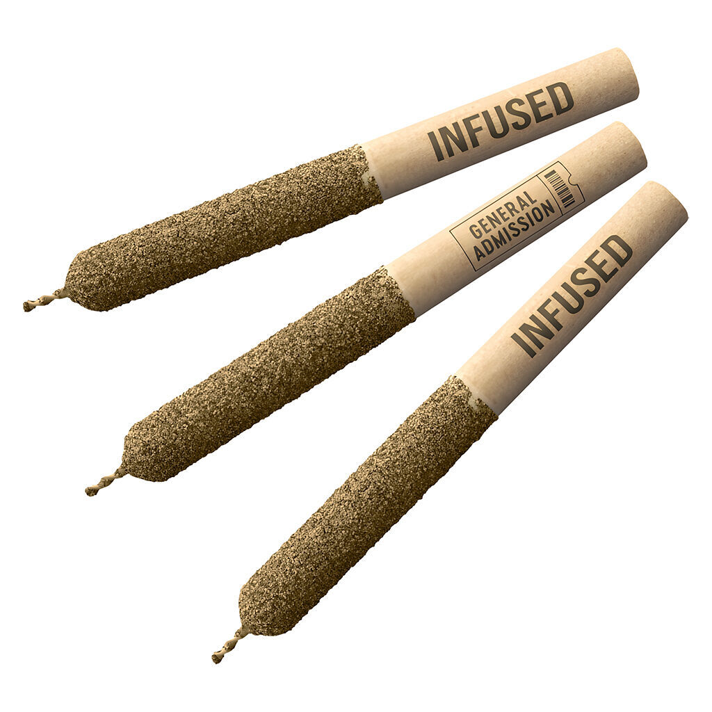 General Admission - Raspberry Twist Infused Pre-Roll - Sativa - 3x0.5g