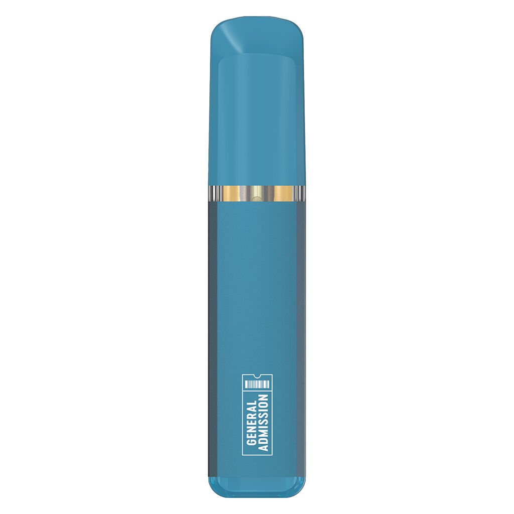 General Admission - Blue Razz Sativa (1:0) Rechargeable All-in-one Vape - 1g