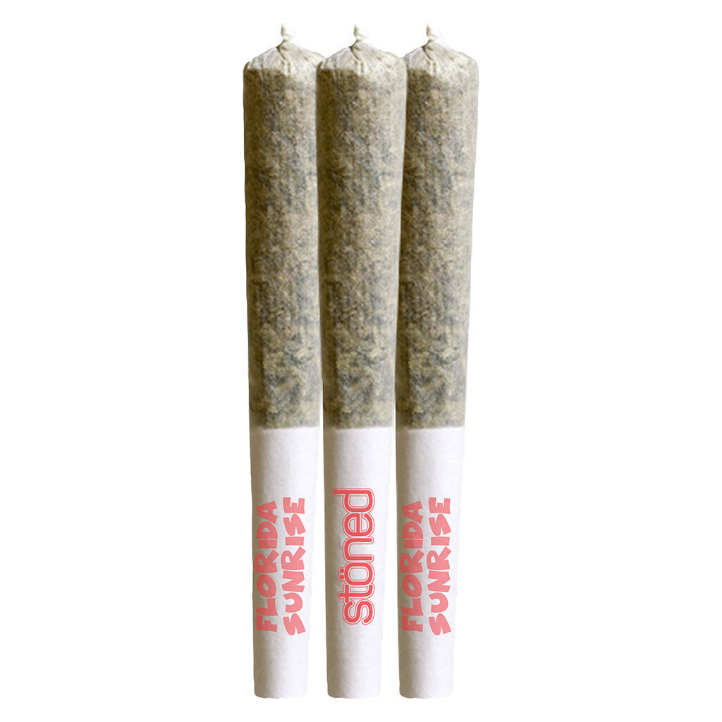 STONED - Florida Sunrise Infused Pre-Roll - Sativa - 3x0.5g