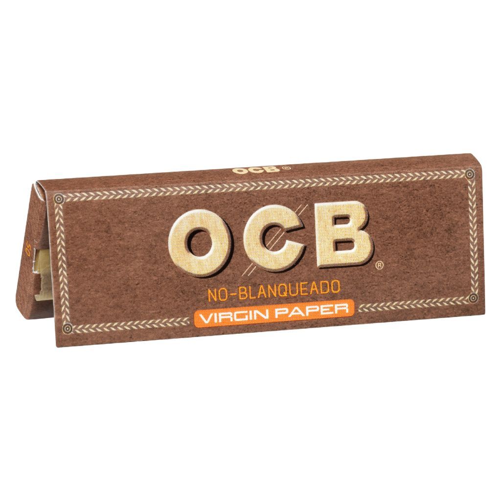 OCB - Virgin Unbleached 1 1/4 Rolling Papers - 1.25"