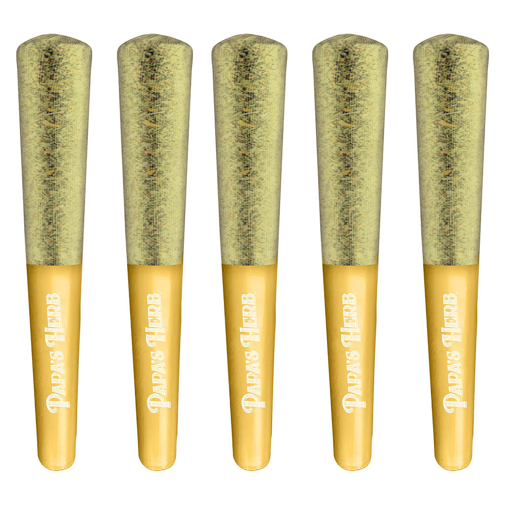 Papa's Herb - Liquid Diamond - Lemon Cherry GLTO Infused Pre-Roll - Hybrid - 5x0.5g