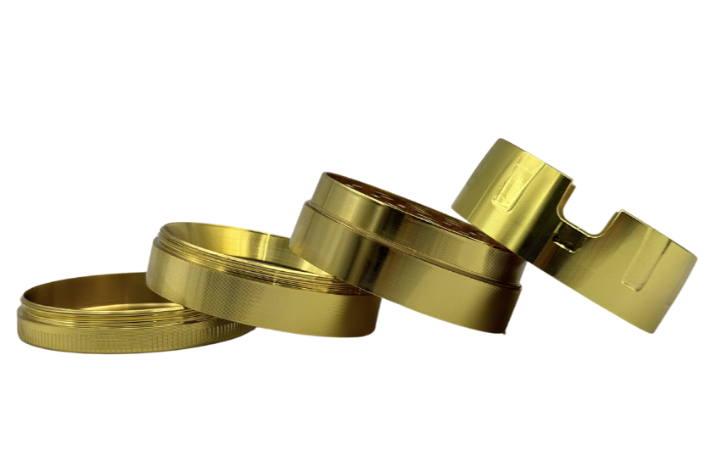 Arsenal Shiny Hollowed Ridge52mm 4-Pc Grinder