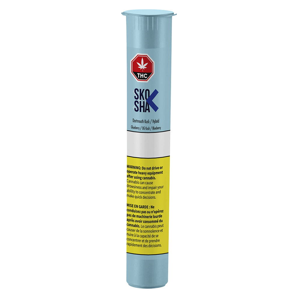 SKOSHA - Dartmouth Kush Pre-Roll - Hybrid - 3x0.5g
