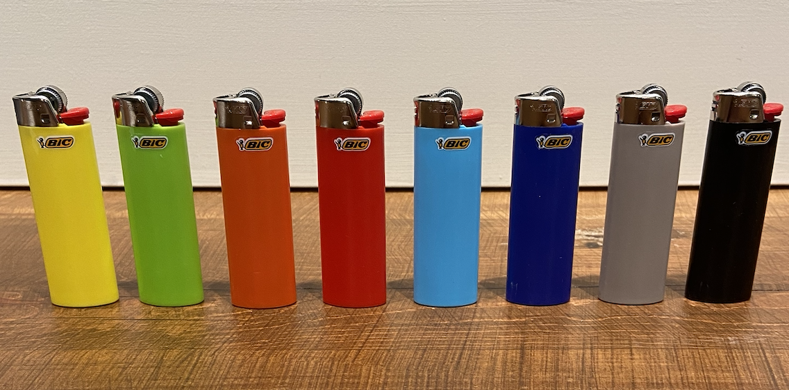 Classic Bic Lighters