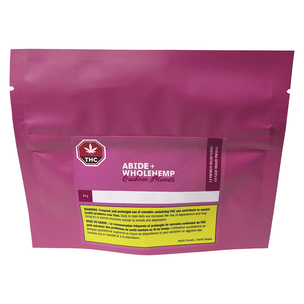 ABIDE + WholeHemp Custom Blends - 6:9 Premium Milled Flower