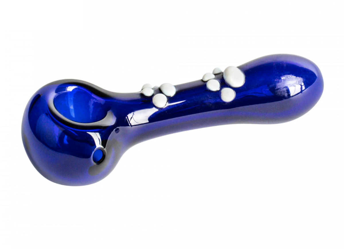 3.25" Puppy Paw Hand Pipe - Blue