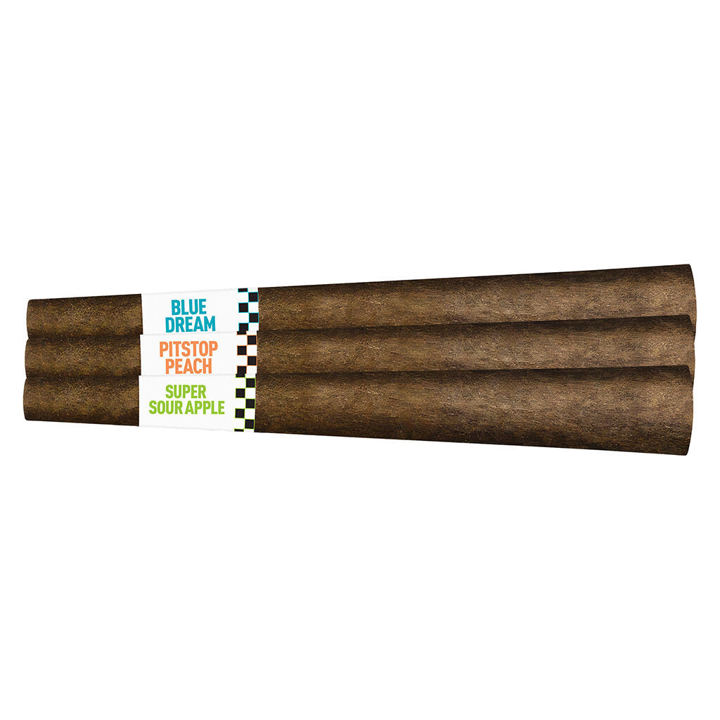Claybourne - Flyers Infused Blunt Fast Pack - Sativa - 3x0.75g