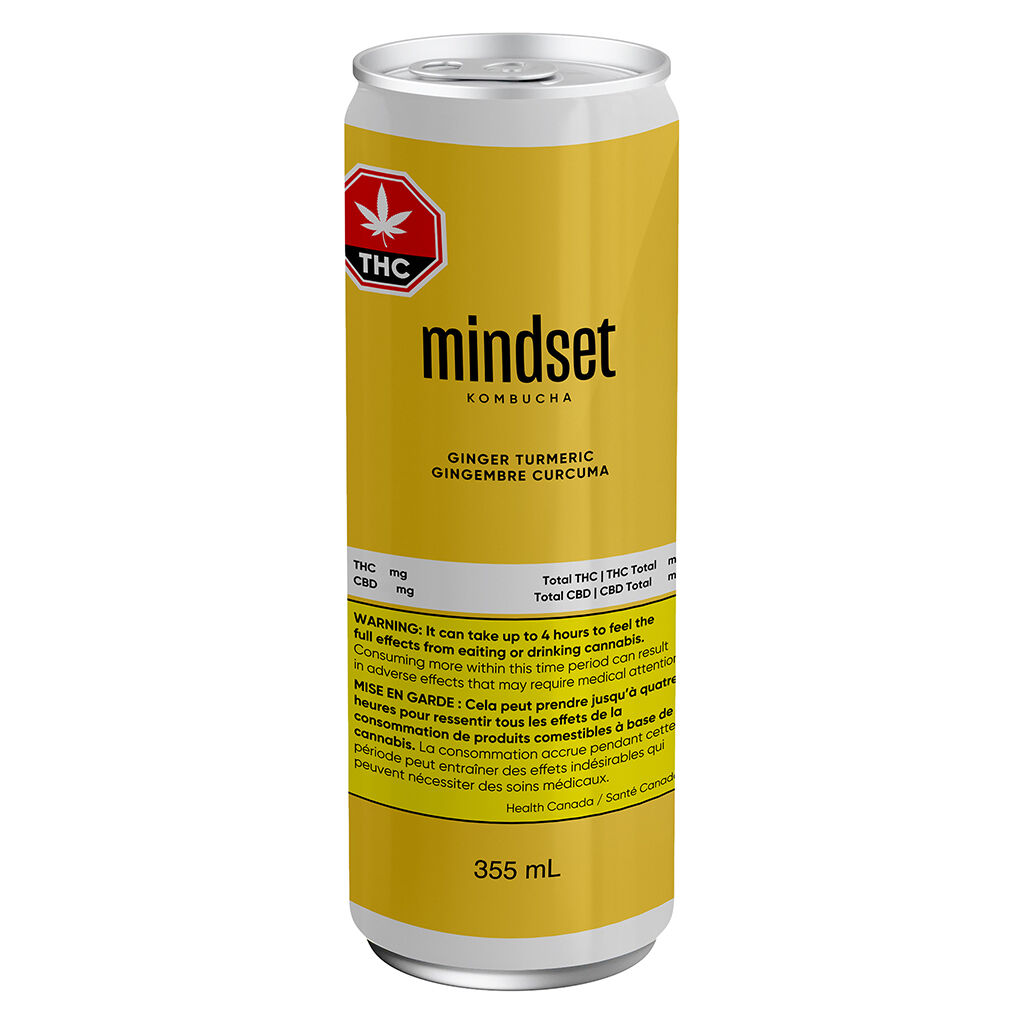 Mindset - Kombucha - Ginger Turmeric - Sativa - 355ml