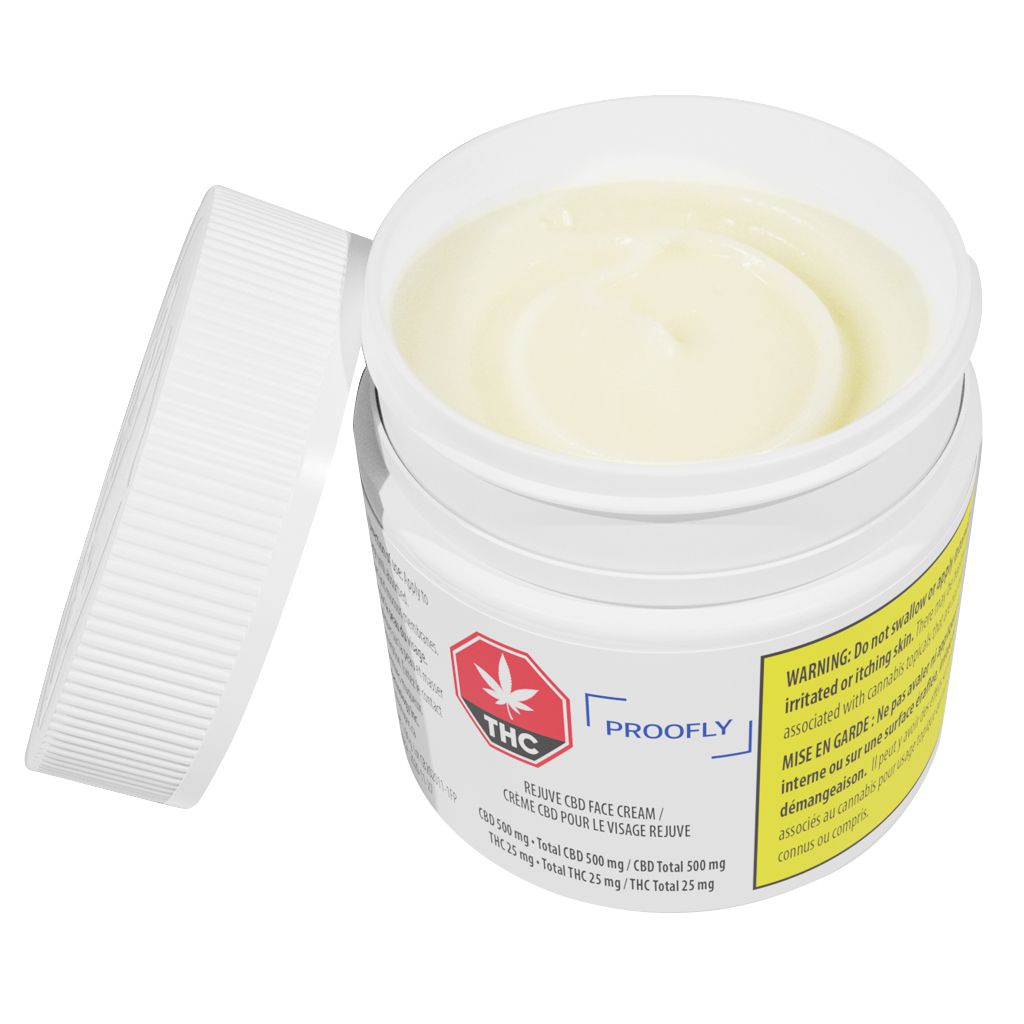 Proofly - Rejuve CBD Face Cream - Sativa - 100g
