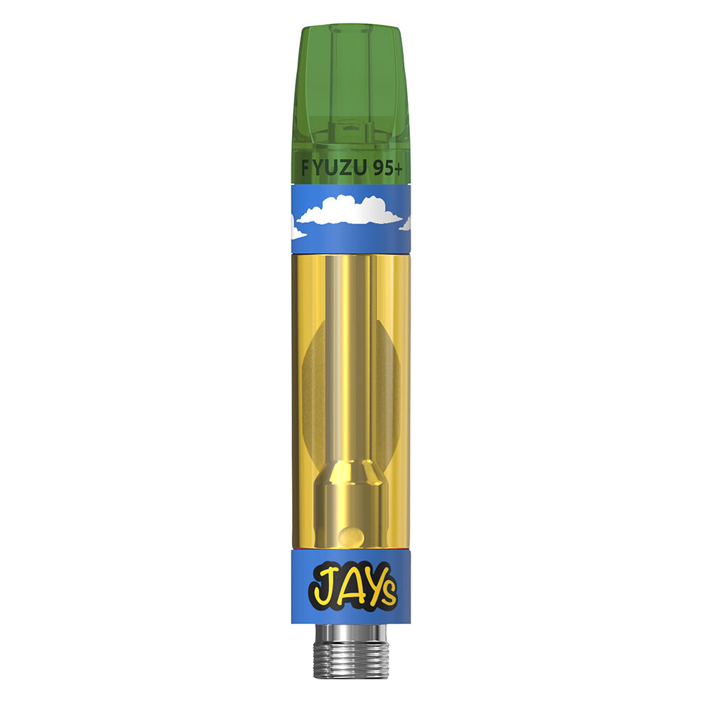 Jays - High Potency 95+ 510 Thread Cartridge F YUZU - Jays - High Potency 95+ 510 Thread Cartridge F Yuzu - Sativa - 0.95g