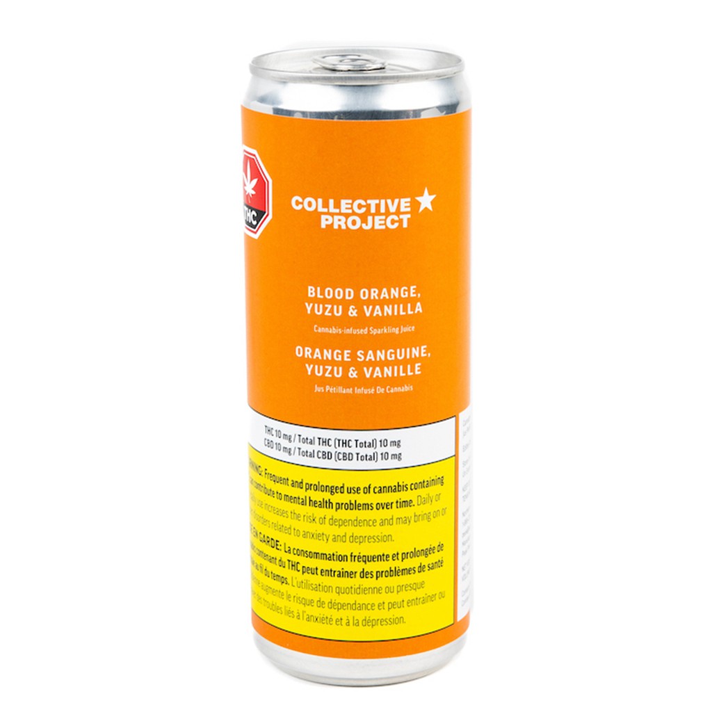 Collective Project - Blood Orange Yuzu & Vanilla Sparkling Juice - Blend - 355ml