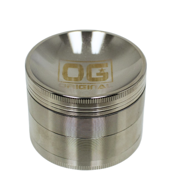 OG Original 56mm 4 Piece Concaved Grinder - Black