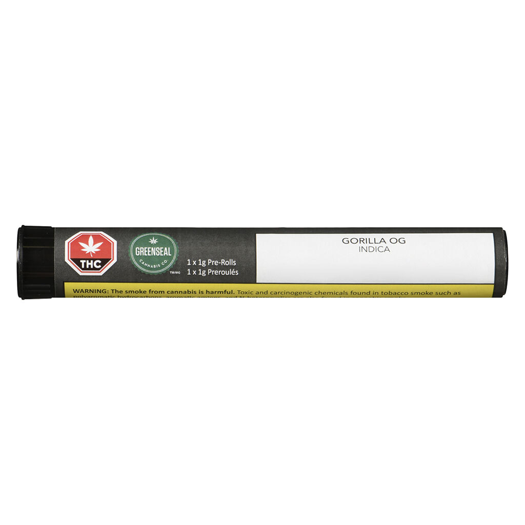 GreenSeal - Gorilla Berry Pre-Roll - Indica - 1x1g