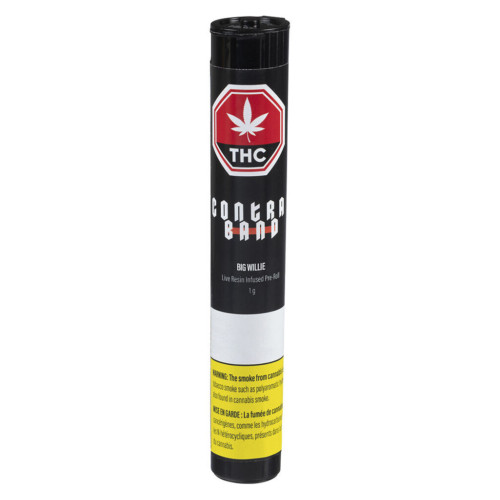 Contraband - Big Willie Live Resin Infused Pre-Roll - 1x1g