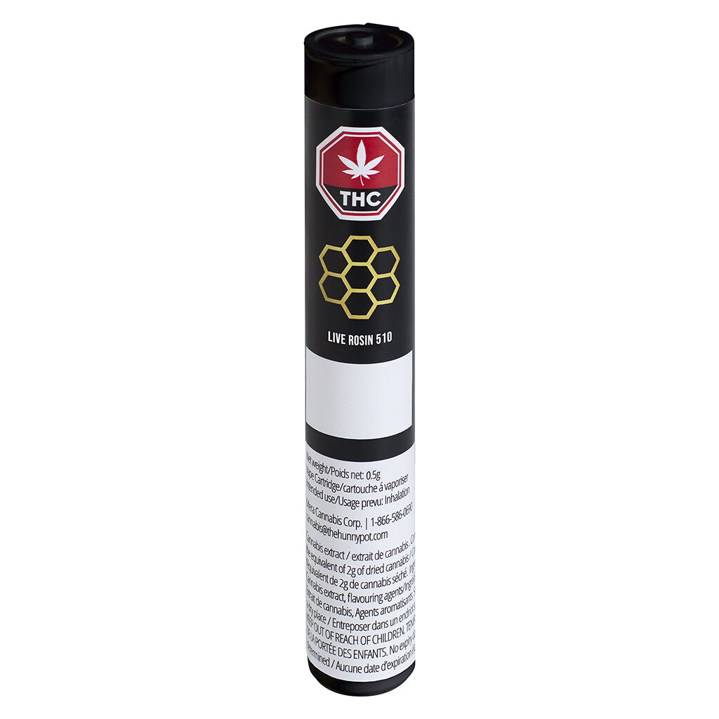 Hunny Pot - Live Rosin 510 Thread Cartridge - Sativa - 0.5g