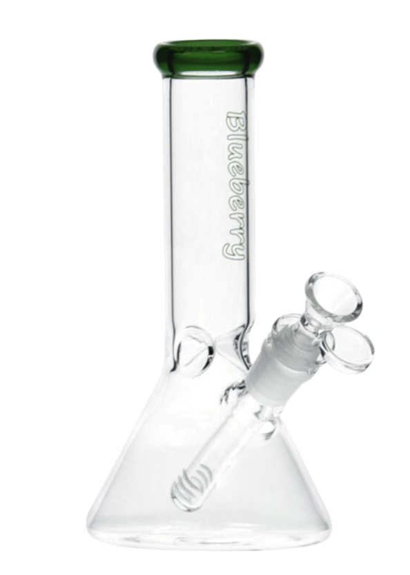 8" Blueberry Mini Beaker Bong - Jade Green