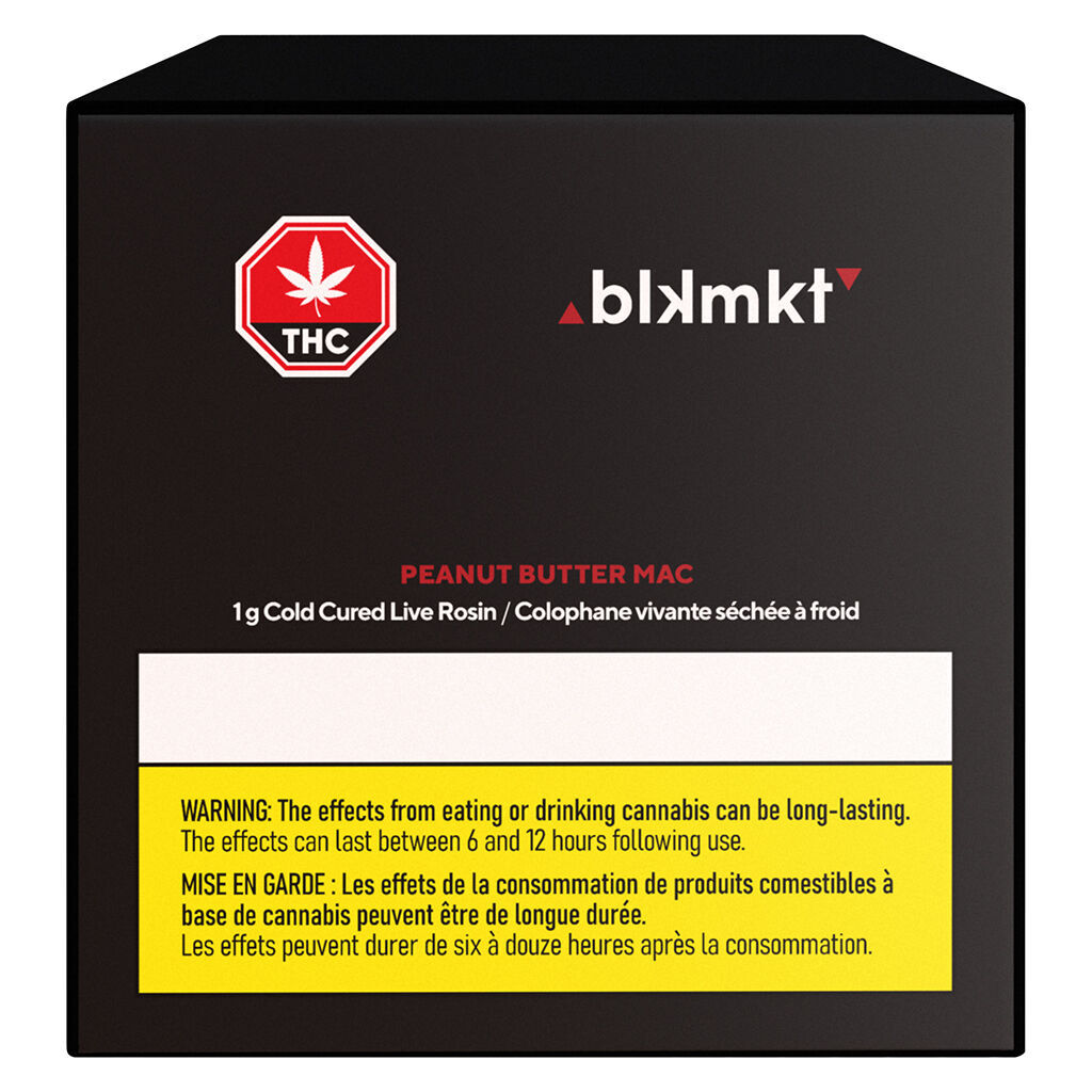 BLK MKT - Peanut Butter Mac Live Rosin - 1g