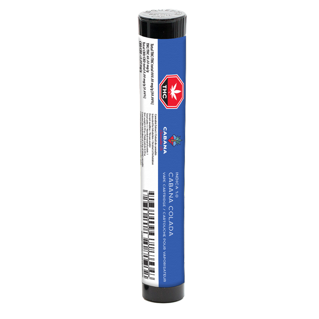Cabana Cannabis Co. - Cabana Colada 510 Thread Cartridge - Sativa - 0.95g