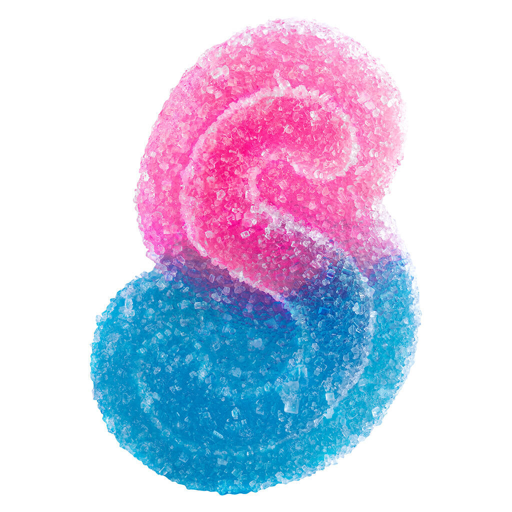 SOURZ by Spinach® - Fully Blasted Blue Raspberry Watermelon Gummies - Indica - 5x1 Pack