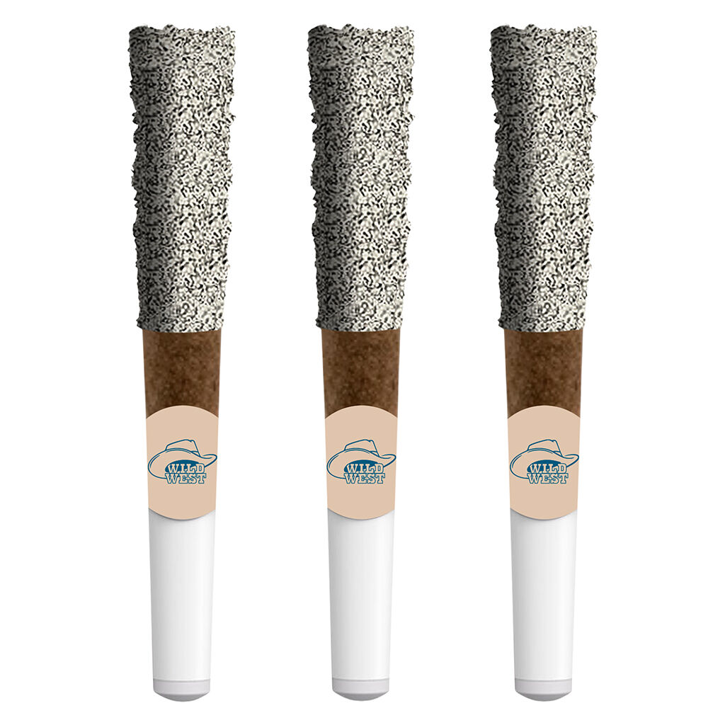 Wild West - 60+ Blueberry Bronco Diamond Dipped Blunts - Indica - 3x0.5g