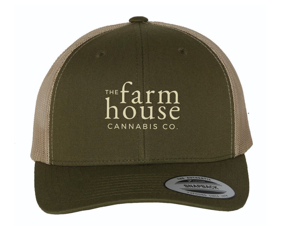 Farmhouse Trucker Hat - moss/khaki