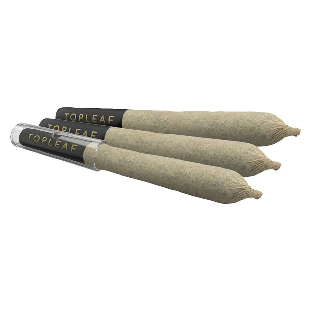 Top Leaf - VVS Triple Diamond Infused 60% Bisco Banger Pre-Roll - Indica - 3x0.5g