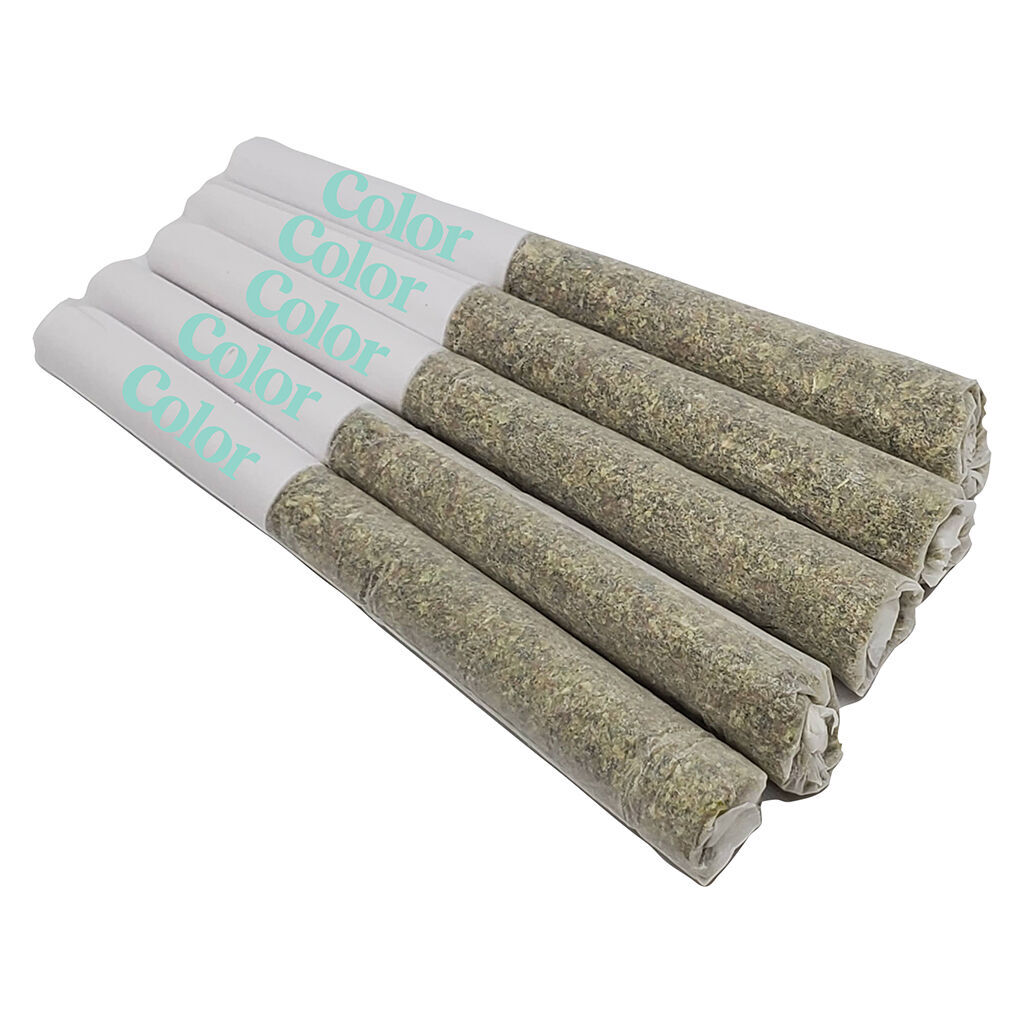 Color Cannabis - Sticky Mintz Pre-Roll - Hybrid - 5x0.5g