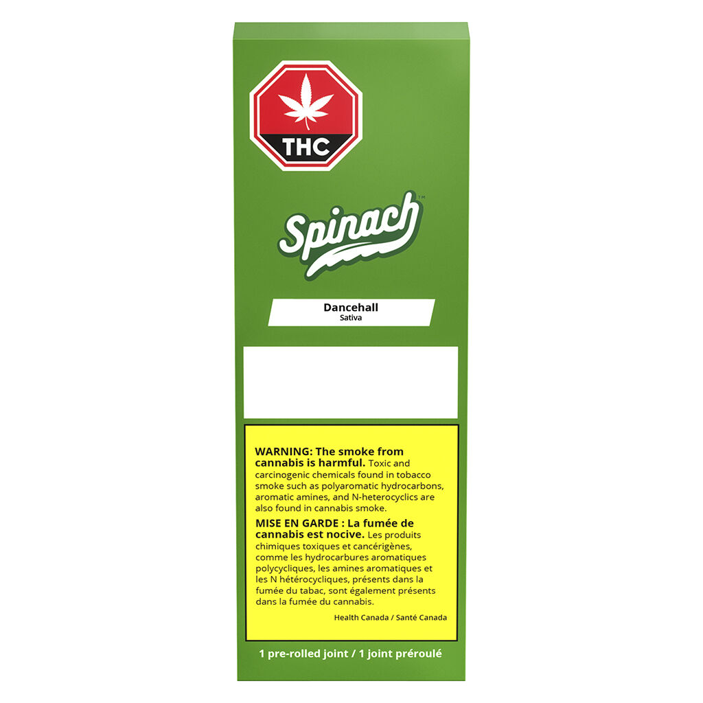 Spinach - Dancehall Pre-Roll - Spinach - Dancehall - 1x1g