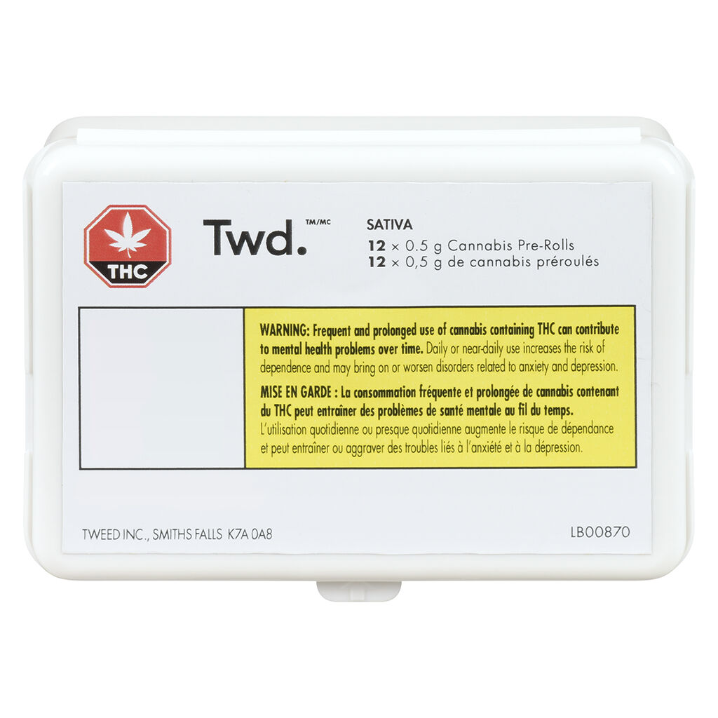 Twd. - Twd. Sativa Pre-Roll - Twd. - Twd. Sativa - 12x0.5g