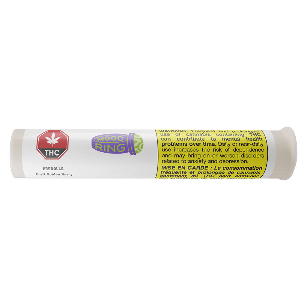 Mood Ring - Craft Golden Berry Pre-Rolls - Indica - 3x0.5g