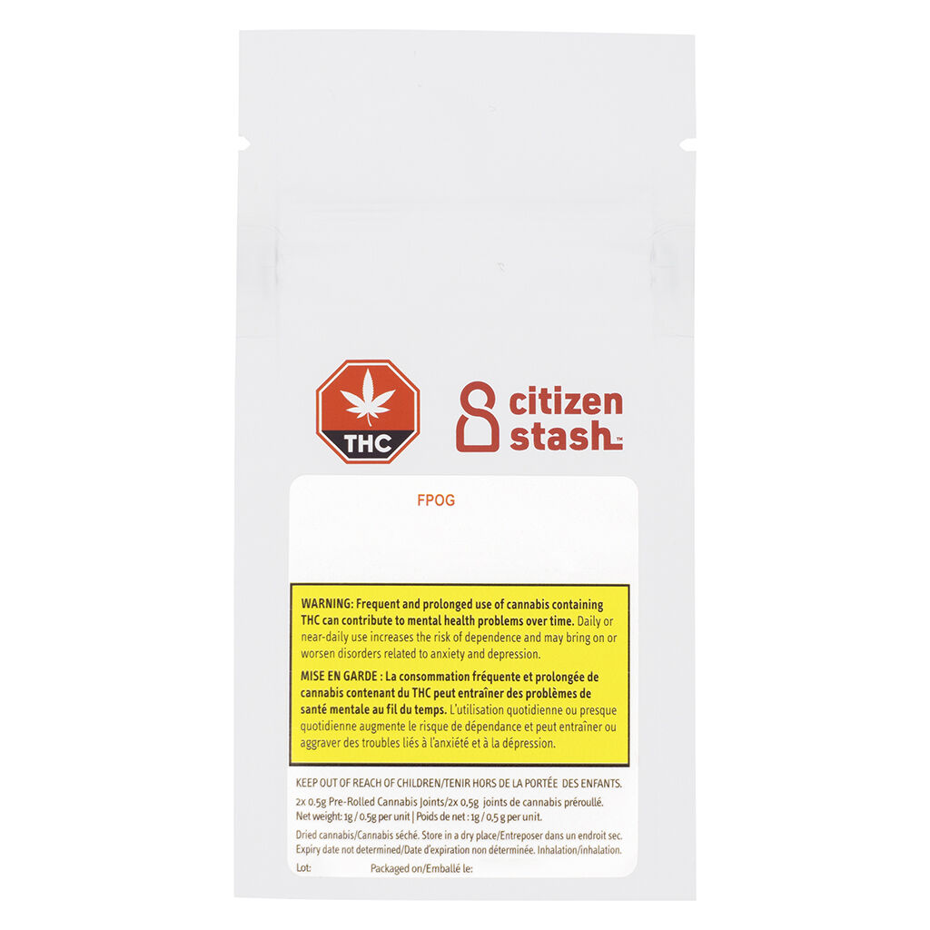 Citizen Stash - Fruity Pebbles Pre-Roll - Citizen Stash - Fruity Pebbles - 2x0.5g