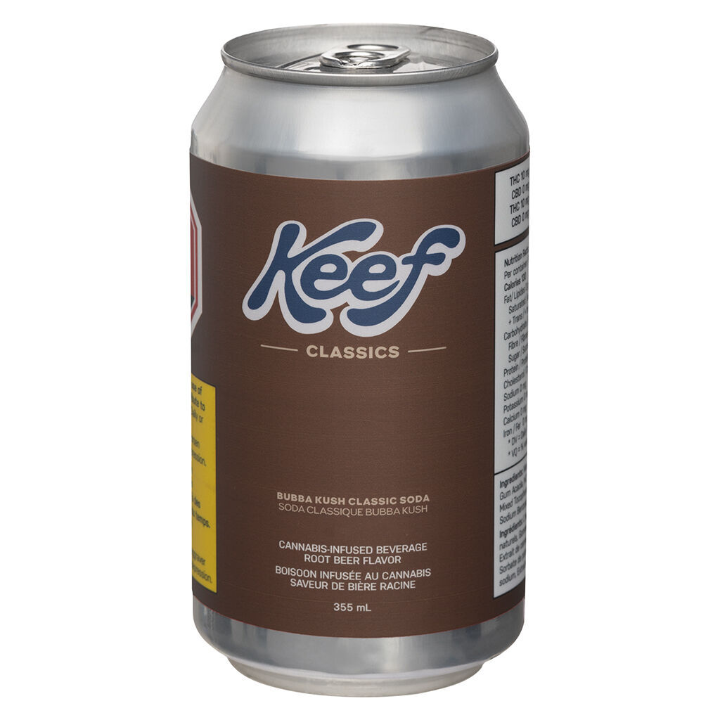 Keef Brands - Bubba Kush Classic Soda - Hybrid - 1x355ml
