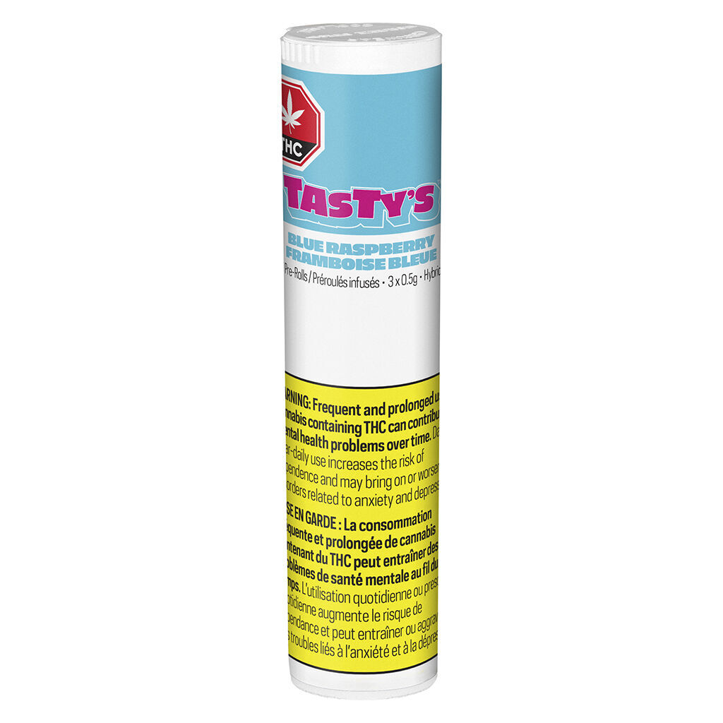 Tasty's - Blue Raspberry Infused Pre-Roll - Hybrid - 3x0.5g