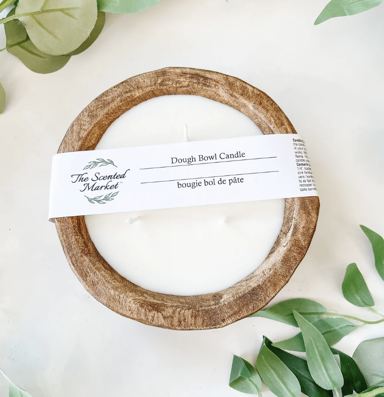 Winter Dough Bowl Round Circle - TIS THE SEASON