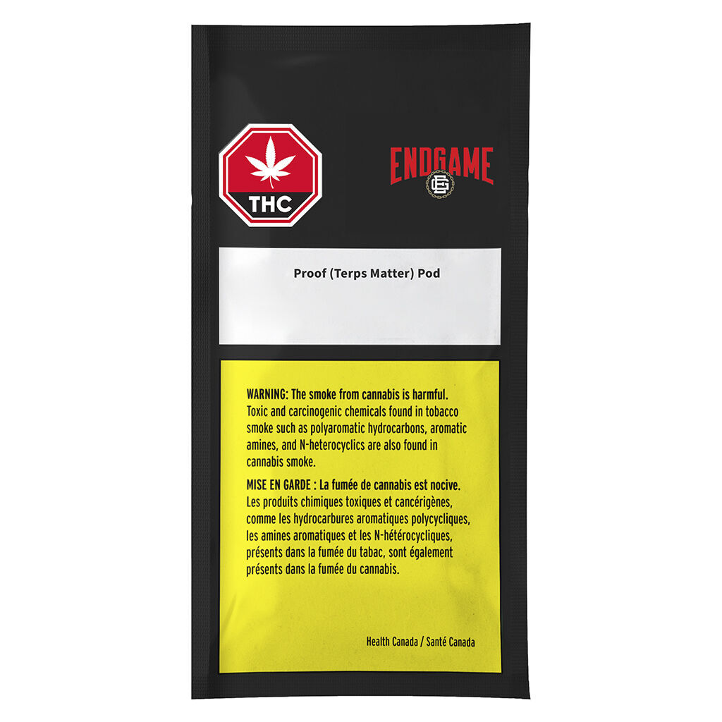 Endgame - Proof (Terps Matter) Pod - Indica - 1g