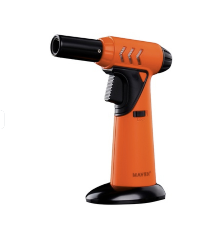 Maven Tornado Windproof Torch Lighters - Orange