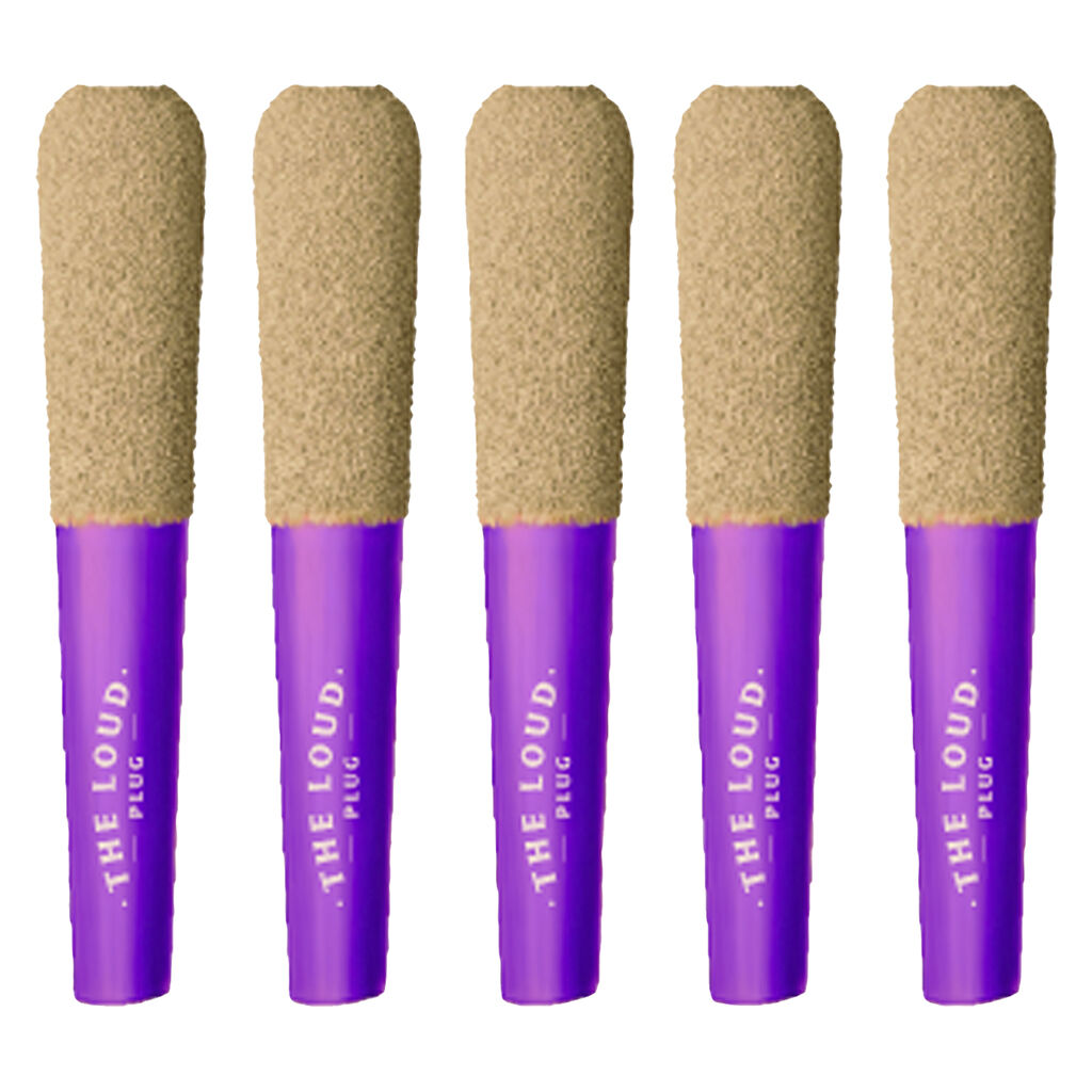 The Loud Plug - Drippyz Purple Pom-G Infused Pre-Roll - Indica - 5x0.5g