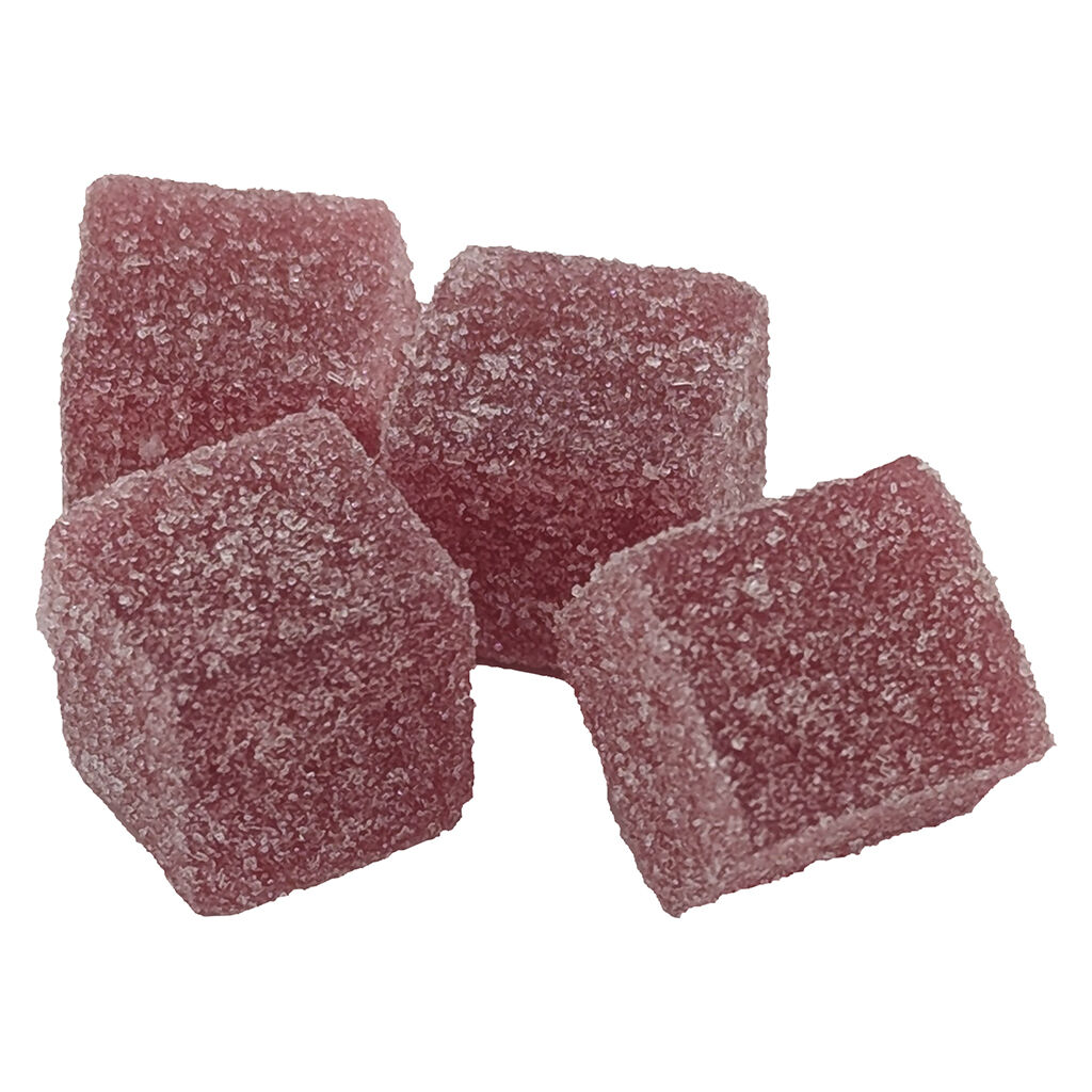 RGB - Red: Cherry-Lemonade Hash Rosin THC-CBG Gummies - Sativa - 4 Pack