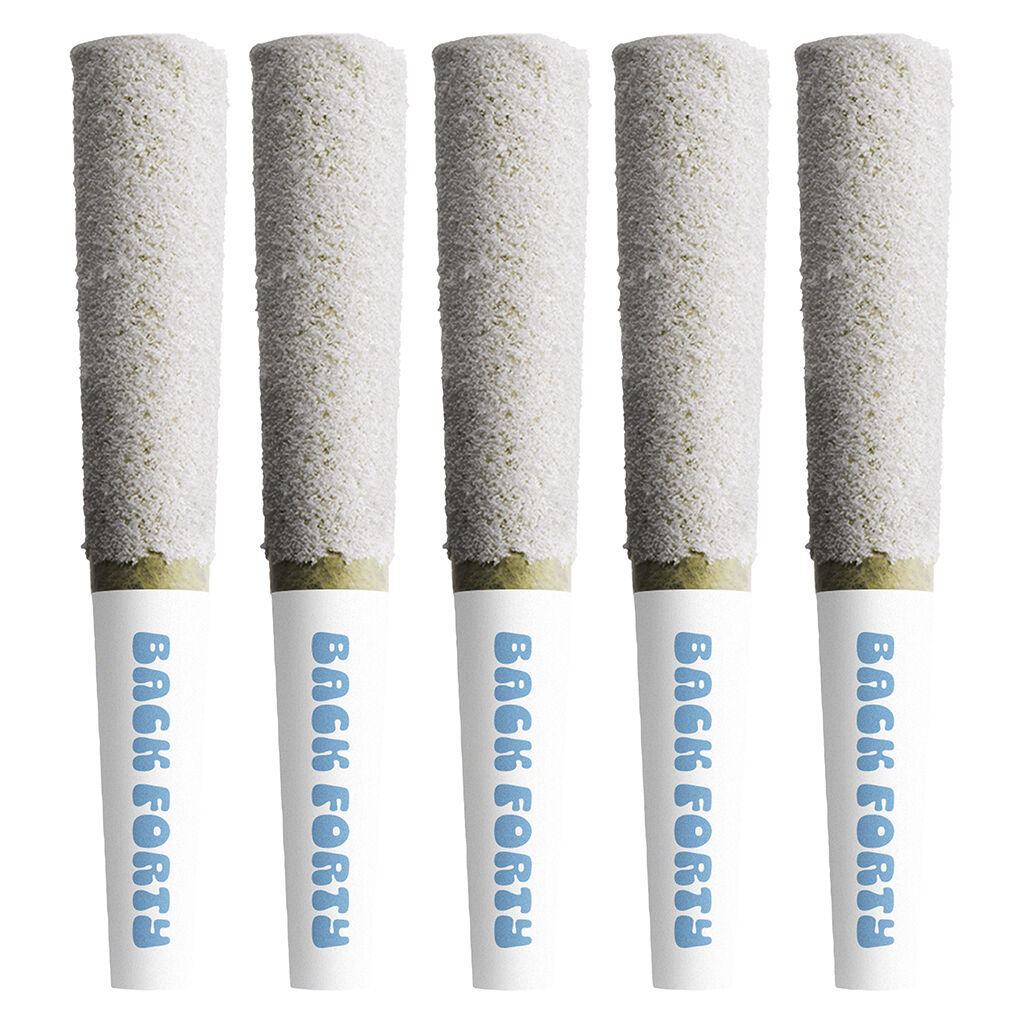Back Forty - Frosted Icicles Infused Pre-Roll - White Freeze - Sativa - 5x0.5g
