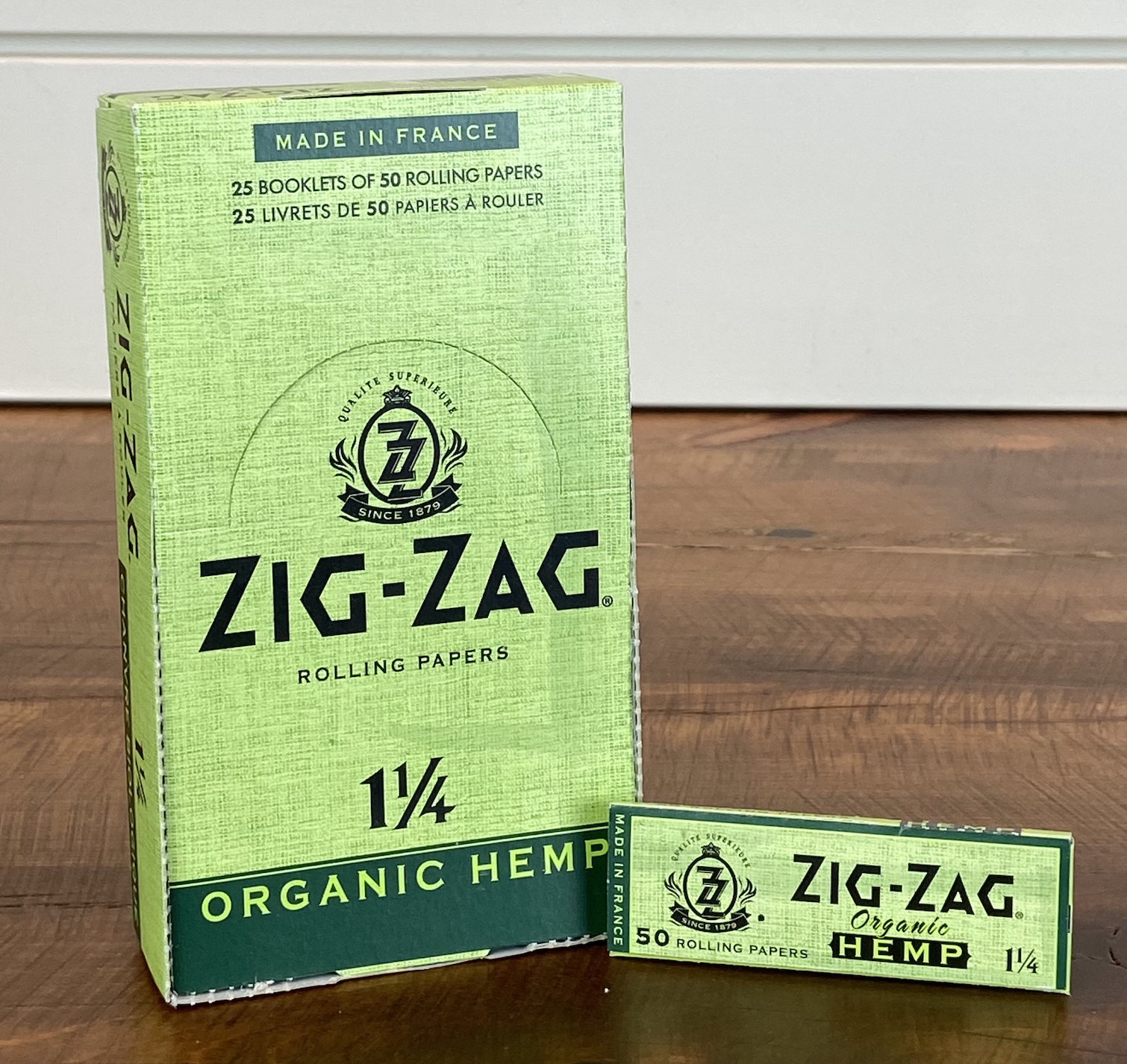 Zig Zag 1 1/4 Organic Hemp Papers